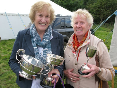 Prize-winners at Yetholm Show.